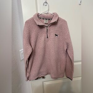 Victoria's Secret Pink Sherpa Jacket - Light Pink